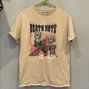 Death Note Graphic T-Shirt - Cream men’s medium